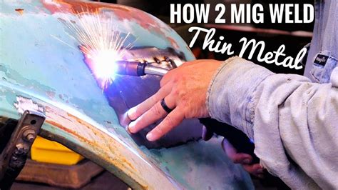 thin sheet metal welding|mig welding thin metal videos.